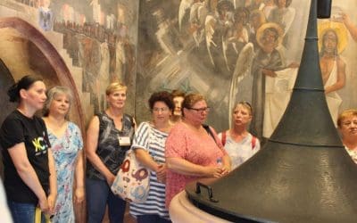 Egészségügyi dolgozók a Szegedi Dóm és Látogatóközpontban