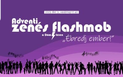 Adventi zenés flashmob